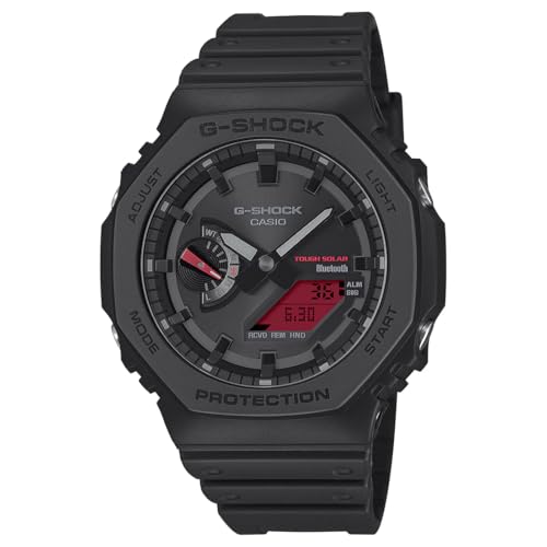 Casio G-Shock Black Red Bluetooth Watch - Image 2