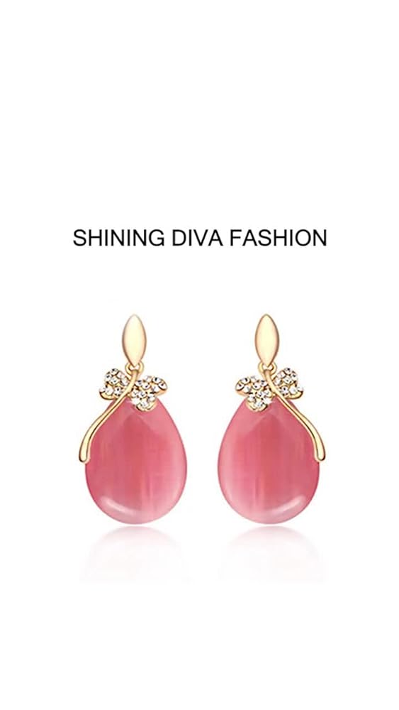 Shining Diva AAA Quality Austrian Crystal Earrings for Women - Image 3