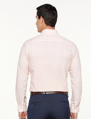 Peter England Men's Checkered Formal Slim Fit Shirt - Image 4