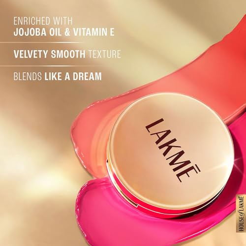 Lakme 9 to 5 Powerplay Velvet Crème Blush - Pink Rose 9gm - Image 4