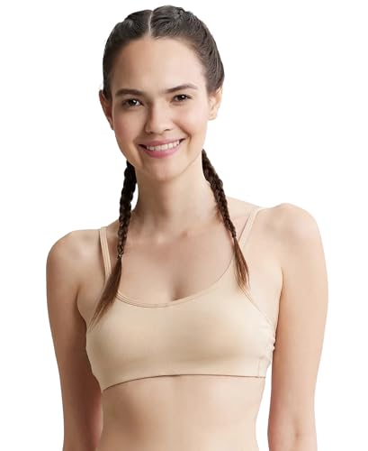 Jockey Women's Wirefree Non Padded Cotton Elastane Stretch Bra - Image 2