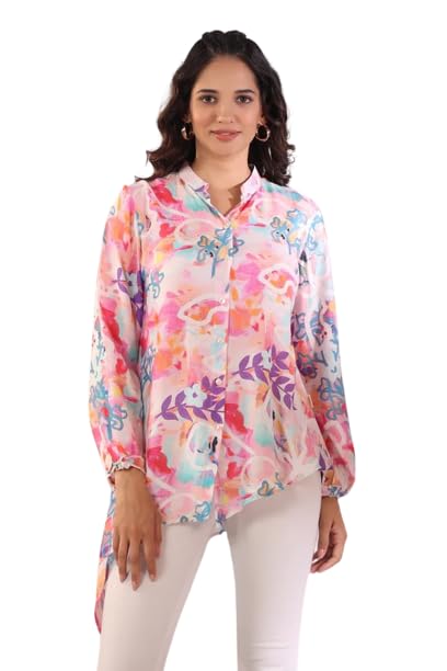 Leriya Fashion Tops for Women | Western Tops for Girls | Printed Women Tops | Casual Wear Top | Fanc - Authentic Leriya Clothing | UrbanThreads - Image 2