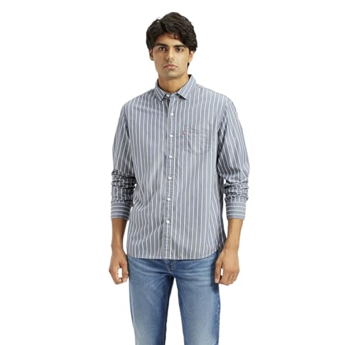 Levi's Men's Striped Slim Fit Shirt - Image 2