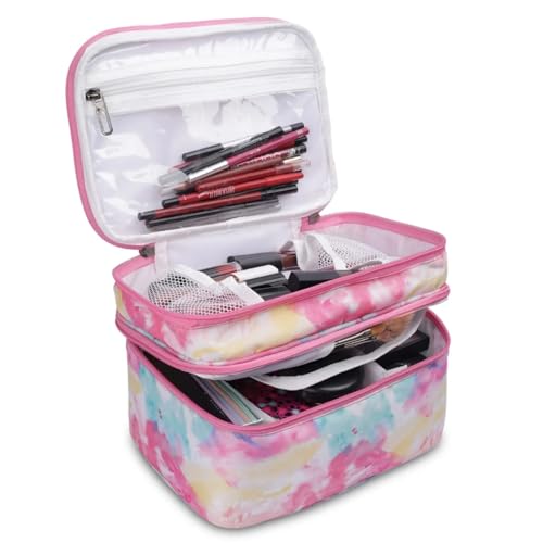 KUKLAR Nylon Waterproof Extra Large Makeup Kit Organizer - Image 3