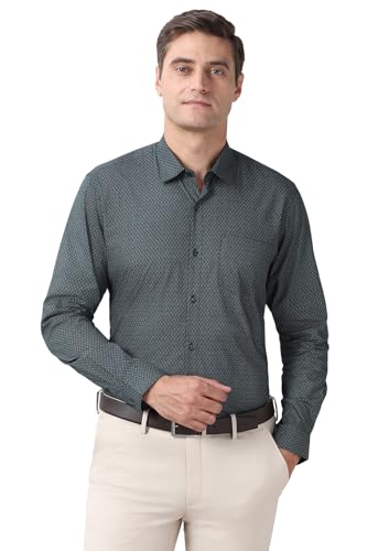 Peter England Men's Printed Formal Shirt 100% Cotton - Image 2