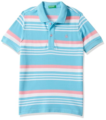 United Colors of Benetton Boy's Striped Polo Shirt - Image 2