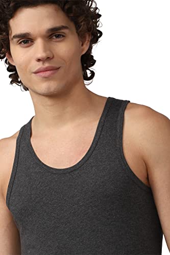 Peter England Men's Regular Fit Vest Grey - Image 5