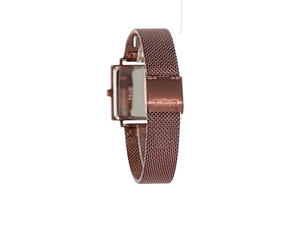 Casio Enticer Analog Rose Gold Dial Women's Watch - Image 4