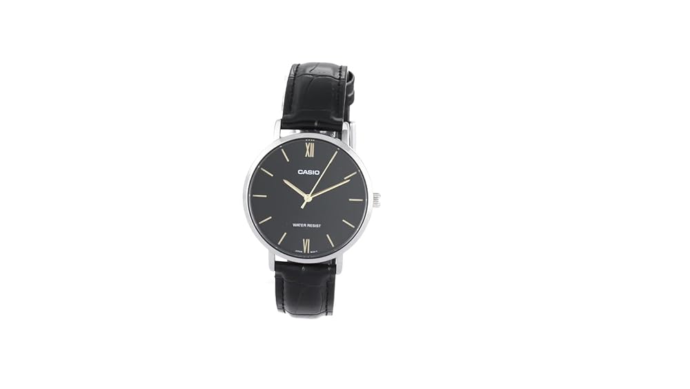 Casio Enticer Black Leather Watch LTP-VT01L-1BUDF Women - Image 4