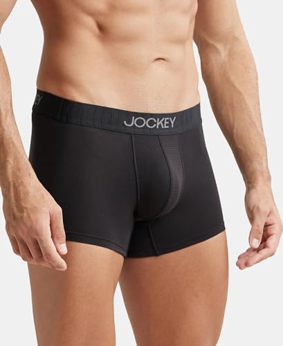 Jockey IC32 Men's Supima Cotton Elastane Stretch Trunk - Image 3