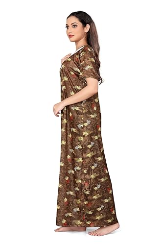 Leriya Fashion Women Stretchable Cotton Lycra Printed Maxi Maternity Nighty | Hosiery Nighty for Wom - Authentic Leriya Fashion | UrbanThreads - Image 4