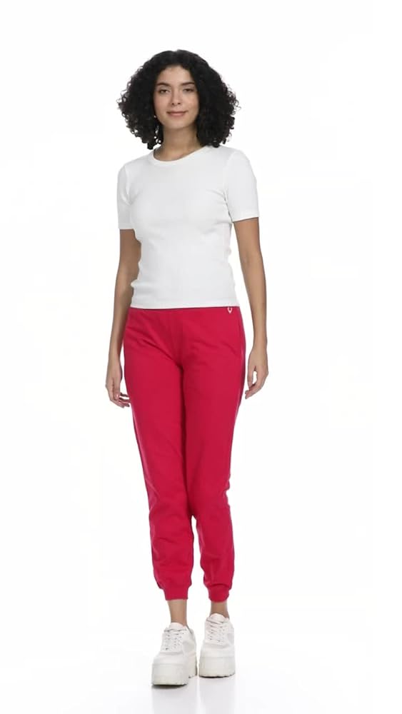 Allen Solly Women's Regular Fit Mid Rise Sweatpants - Image 3