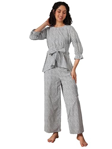 Libas Womens Printed Cotton Night Suit Set for Women - Authentic Libas Clothing | UrbanThreads - Image 2