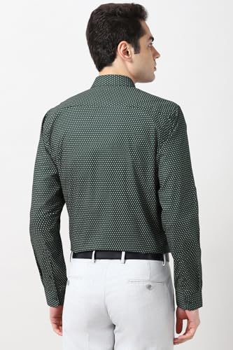 Peter England Men's Printed Formal Shirt 100% Cotton Full Sleeves - Image 4