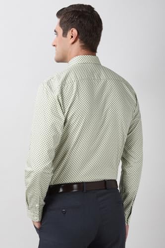 Peter England Men's Printed Formal Shirt 100% Cotton Full Sleeves - Image 4