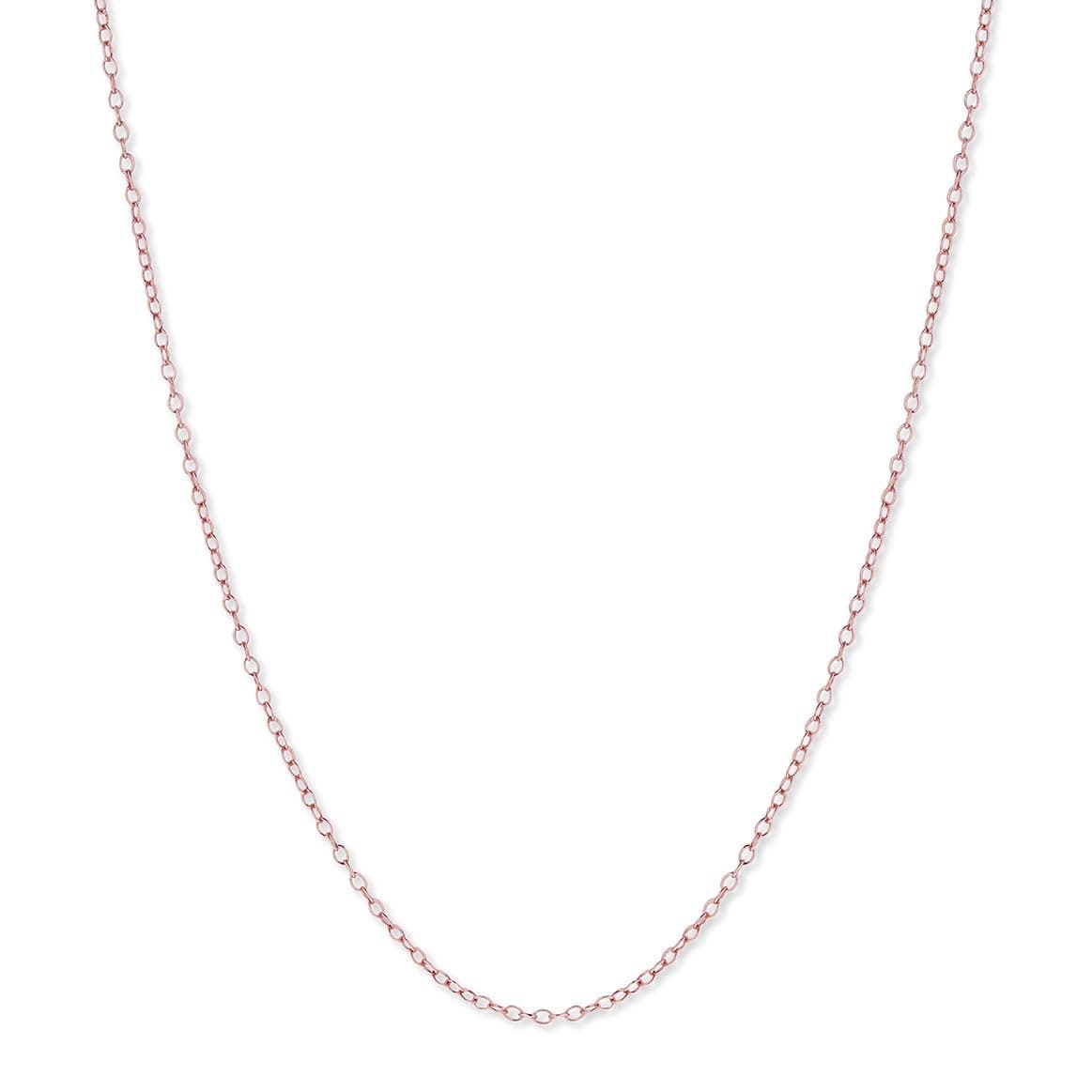 ZAVYA 925 Sterling Silver Designer Sleek Rose Gold Plated Adjustable Chain Necklace | Gift for Women - Authentic ZAVYA Accessories | UrbanThreads