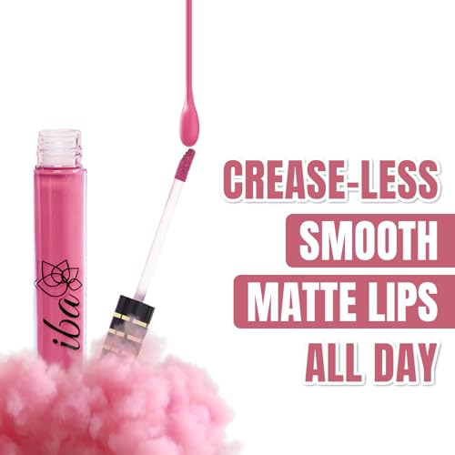 Iba Maxx Matte Liquid Lipstick Burgundy Blush - Image 5