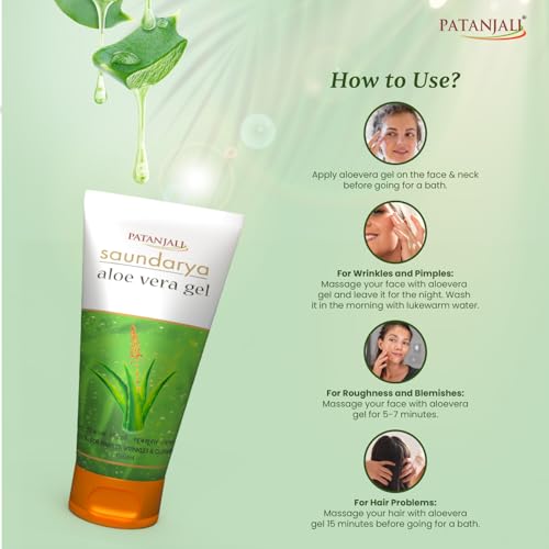 Patanjali Saundarya Aloe Vera Gel Natural Extract - Image 5