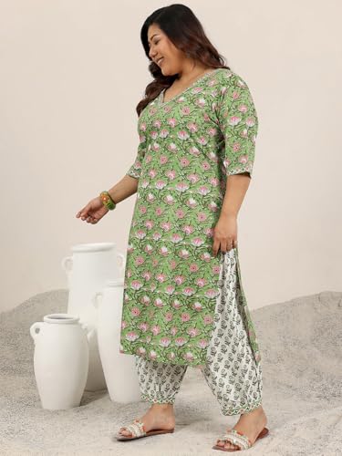 Extra Love By Libas Women's Cotton Kurta Sets - Authentic Extra Clothing | UrbanThreads - Image 5