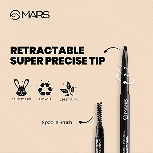 MARS Micro Precision Brow Pencil with Spoolie - Image 4