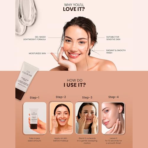 Colorbar Flawless Finish Primer 30 ml Transparent Gel - Image 5