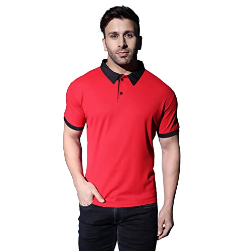 Leriya Fashion Men's T-Shirt | Cotton & Polyester Solid Varsity Inspired Regular Fit T-Shirt for Boy - Authentic Leriya Clothing | UrbanThreads - Image 2