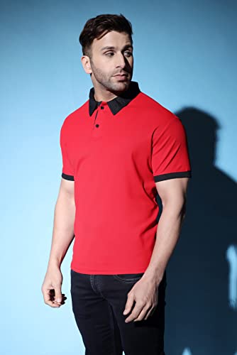 Leriya Fashion Men's T-Shirt | Cotton & Polyester Solid Varsity Inspired Regular Fit T-Shirt for Boy - Authentic Leriya Clothing | UrbanThreads - Image 5