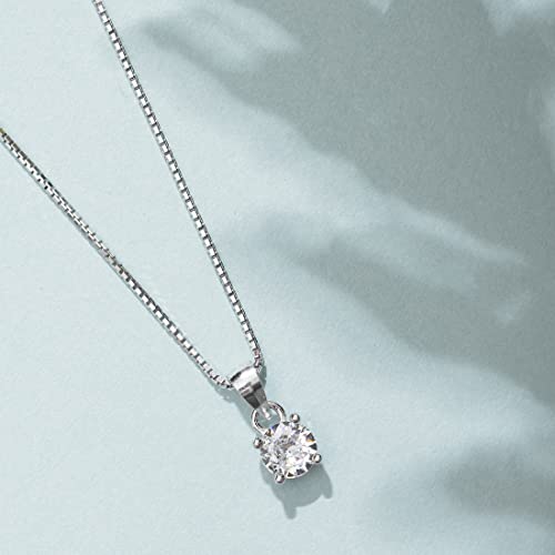 ZAVYA 925 Sterling Silver Rhodium Plated Necklace Women - Image 5