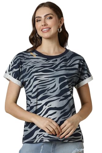 Allen Solly Women's Cotton Regular Fit T-Shirt - Image 2