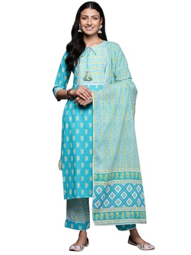 Libas Printed Cotton Kurta Set | UrbanThreads.in - Image 2