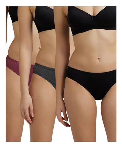 Jockey Women's Medium Coverage Cotton Mid Waist Bikini - Image 2