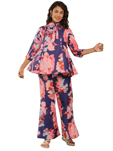 Leriya Fashion Women's Rayon Floral Co Ord Set Stylish | Kurta Set | Ethnic Co Ord Set | Designer Ku - Authentic Leriya Clothing | UrbanThreads - Image 2