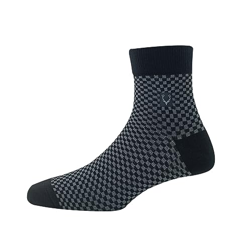 Allen Solly Men's Cotton Quarter Length Socks Pack of 3 - Image 5