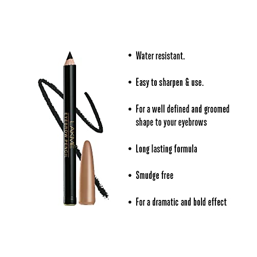 Lakme Eyebrow Pencil Black 2 g - Image 5