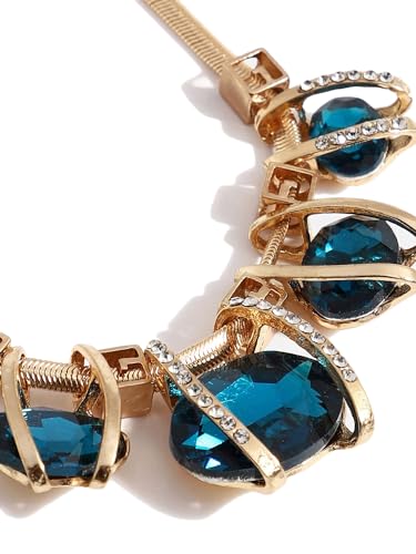 Shining Diva Crystal Pendant Chain Necklace - Image 4