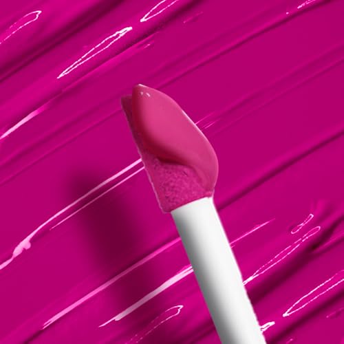 Elle 18 Lit Lip Matte Finish Sangria Blanca Liquid Lipstick - Image 5