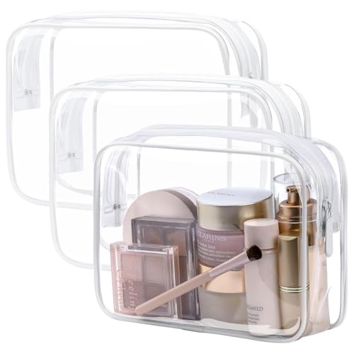 BAERFIT Clear Travel Toiletry Bags 3Pcs TSA Compliant - Image 2