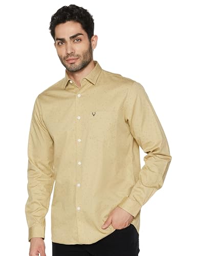 Allen Solly Men Cotton Regular Fit Ditsy Printed Casual Shirt - Image 2