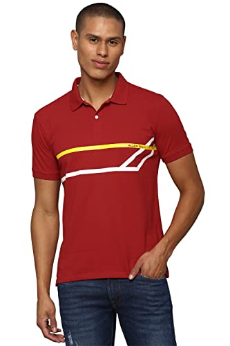 Allen Solly Men's Cotton Solid Regular Fit Polo Shirt - Image 2