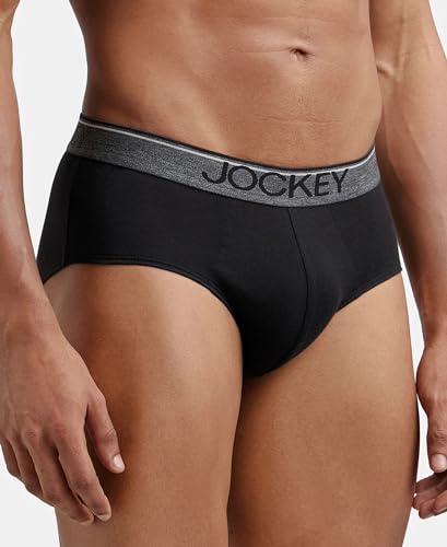 Jockey Men's Regular Plain Square Cut Brief - Image 3
