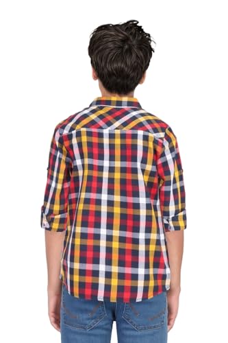Allen Solly Boy's Cotton Regular Fit Shirt - Image 3