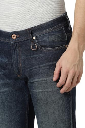 Peter England Men's Mid Rise Slim Jeans - Image 5