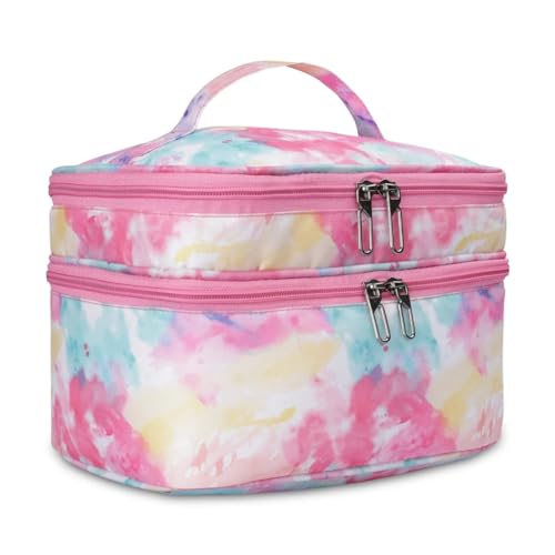 KUKLAR Nylon Waterproof Extra Large Makeup Kit Organizer - Image 4