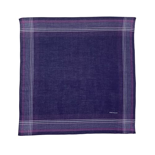 Peter England Men's Cotton Dark Casual Handkerchief Pack of 3 - Image 5