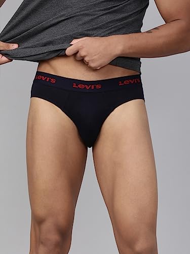 Levi's 009 Men's Pure Cotton Solid Brief - Mid Rise - Image 3