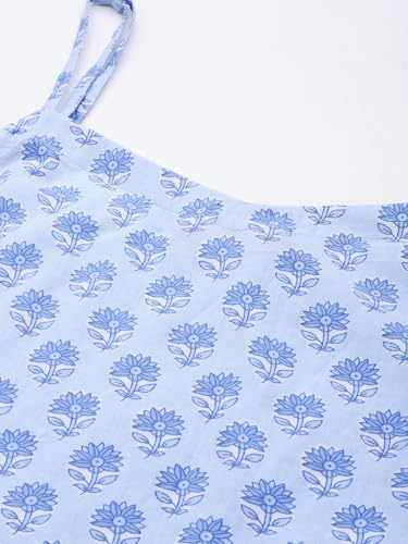 Libas Womens Printed Cotton Straight Kurta With Trousers and Dupatta - Authentic Libas Clothing | UrbanThreads - Image 5