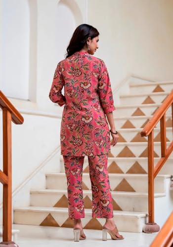 Leriya Fashion Anarkali Kurta-Set for Women – Viscose Rayon Printed Kurta & Straight Pant | Festive - Authentic Leriya Clothing | UrbanThreads - Image 5