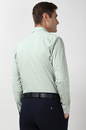 Peter England Men's Printed Formal Shirt 100% Cotton Full Sleeves - Image 4