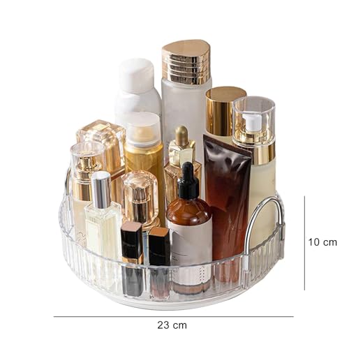 INOVERA ABS Plastic 360° Rotation Makeup Organizer for Women - Image 3