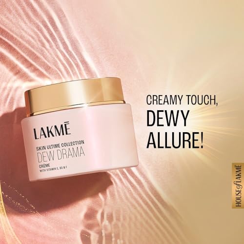 LAKMÉ Dew Drama Gel Creme Pro-Ceramides Vit E B F 50G - Image 5